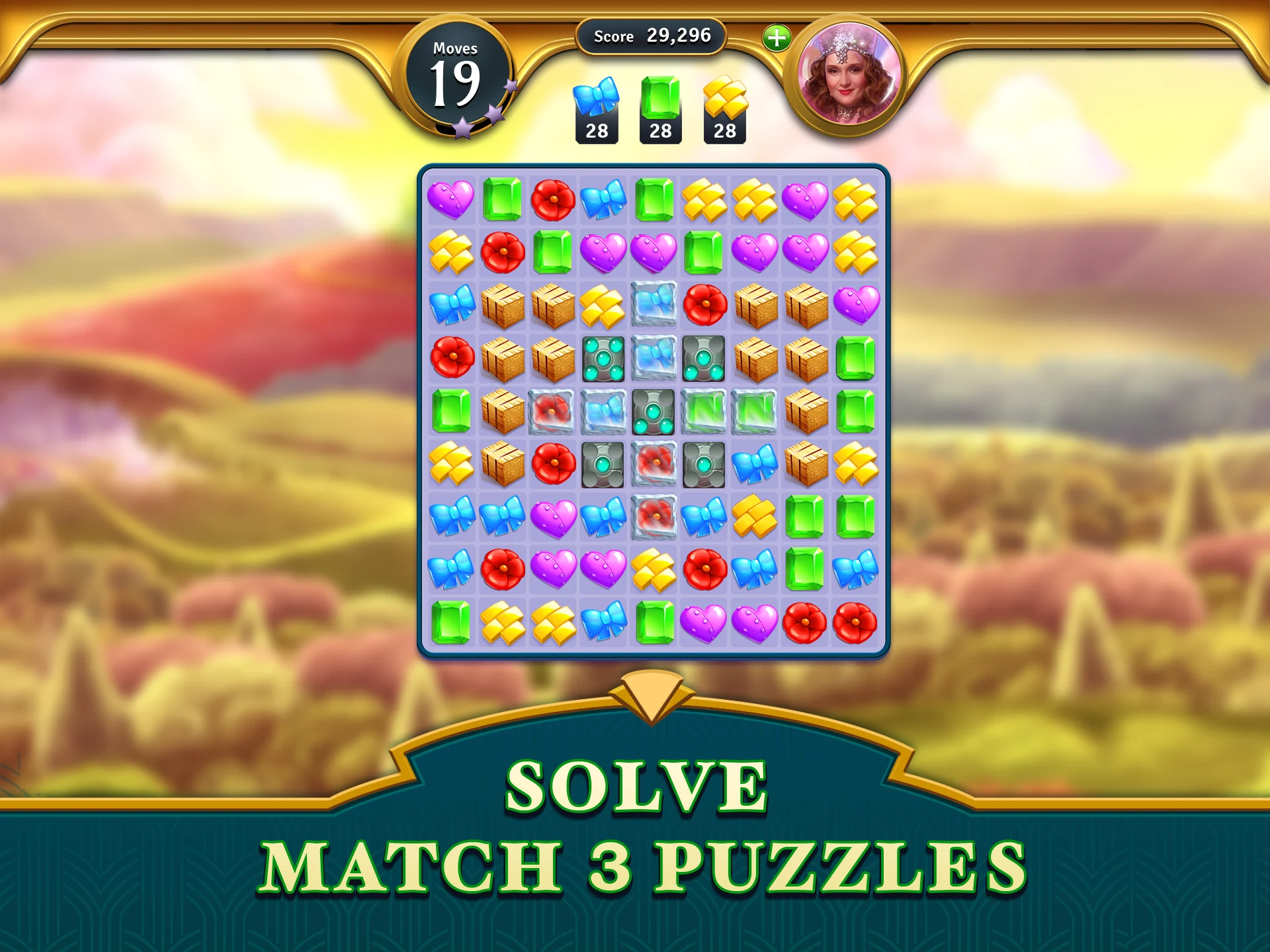 The Wizard of Oz Magic Match 3 screenshot